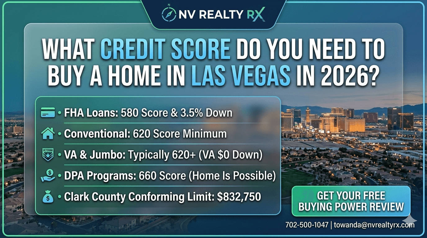 What Credit Score Do You Need to Buy a Home in Las Vegas in 2026