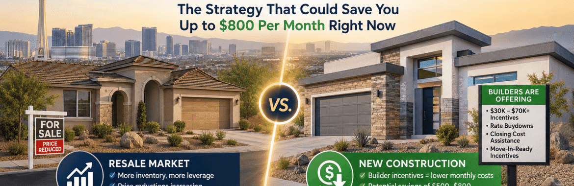 The 2026 Shift: Resale vs. New Construction in Las Vegas