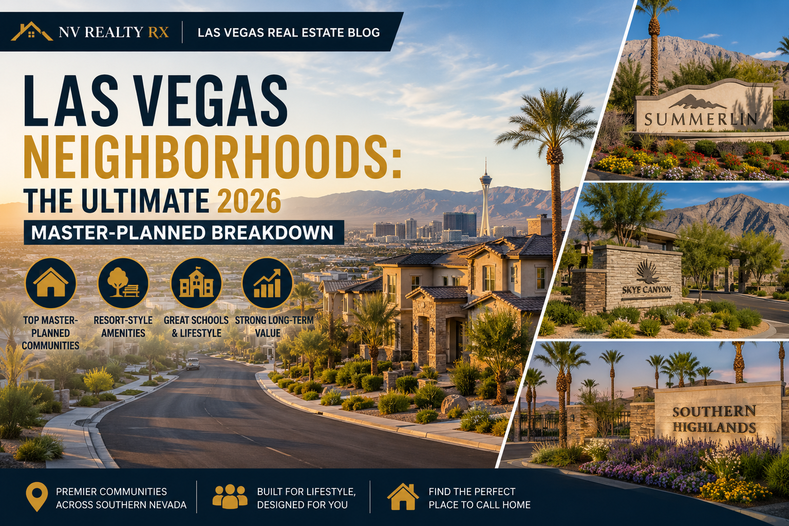 Las Vegas Neighborhoods: The Ultimate 2026 Master-Planned Breakdown
